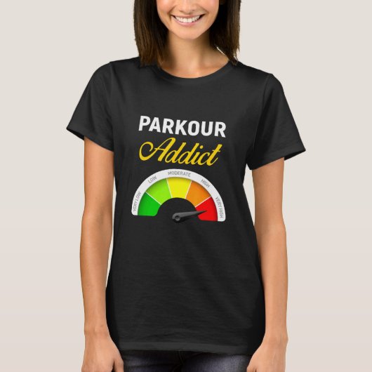 Parkour Traceur Free Running Extreme Sport T-shirt (Voorkant)