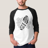 Parkour Training Footprint T-shirt (Voorkant)