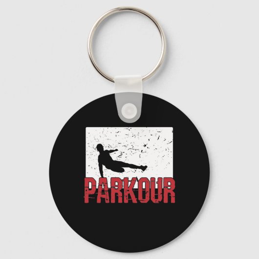 Parkour-training Sleutelhanger (Voorkant)