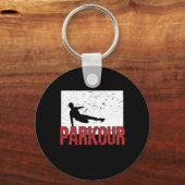 Parkour-training Sleutelhanger (Voorkant)