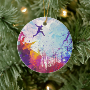 Parkour Urban Free Runing Ceramic Decoration Keramisch Ornament