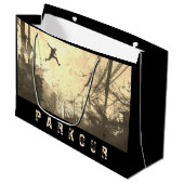 Parkour Urban Free Runing Free Styling Art Sepia Groot Cadeauzakje (Voorkant Gekanteld)