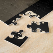 Parkour Urban Free Runing Free Styling Art Sepia Legpuzzel (Zijkant)