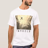 Parkour Urban Free Runing Free Styling Art Sepia T-shirt (Voorkant)