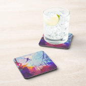 Parkour Urban Free Runing Freestyling Modern Art Drankjes Onderzetter (Rechterzijde)