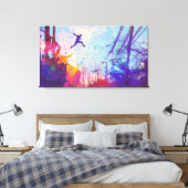 Parkour Urban Free Running Canvas Wall Art (Insitu (Slaapkamer))