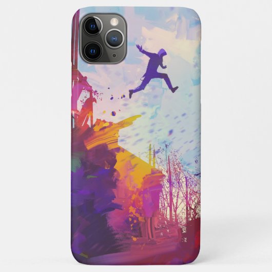 Parkour Urban Free Running Freestylen Moderne Kuns Case-Mate iPhone Case (Achterkant)