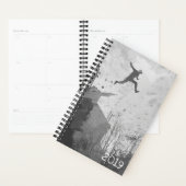 Parkour Urban Free Running Freestyling Zwart Wit Planner (Display)