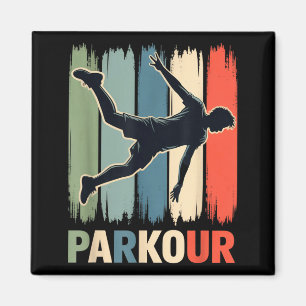 Parkour, Urban Gymnast, Traceur, Hardloper Magneet