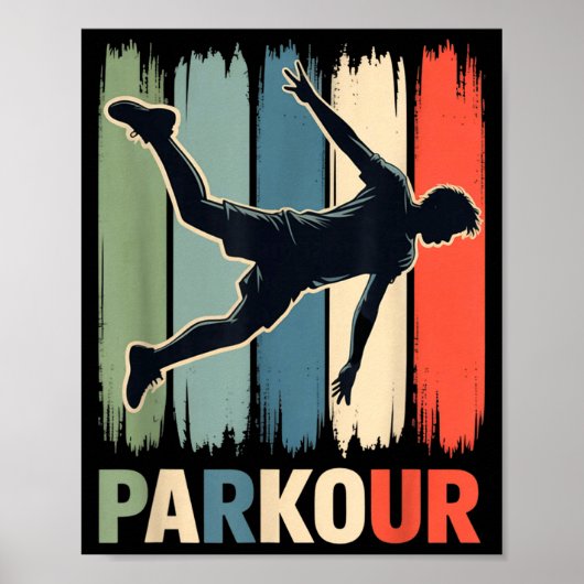 Parkour, Urban Gymnast, Traceur, Runner  Poster (Voorkant)