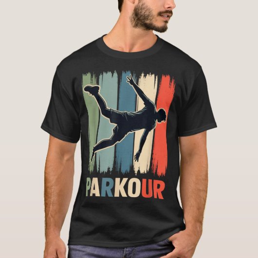 Parkour, Urban Gymnast, Traceur, Runner T-shirt (Voorkant)
