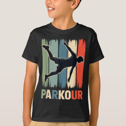 Parkour, Urban Gymnast, Traceur, Runner  T-shirt (Voorkant)