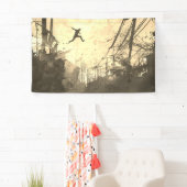 Parkour Urban Obstacle Course Modern Sepia Spandoek (Insitu)