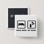 Parkour Vierkante Button 5,1 Cm (Voorkant /achterkant)