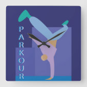 Parkour Vierkante Klok (Voorkant)