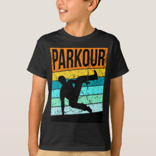 Parkour voor jongens meisjes Gear Jump Party T-shirt