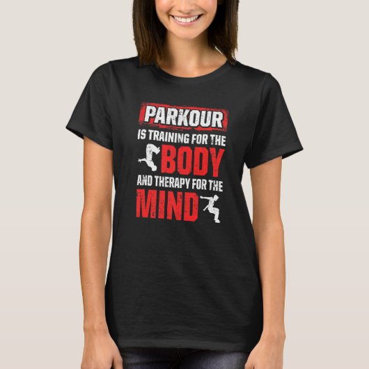 Parkour voor Parkour Runner Traceur Freestyle Runn T-shirt (Voorkant)