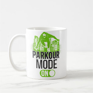 Parkour Vrije Ren Traceur Vintage Parkour Mode Koffiemok