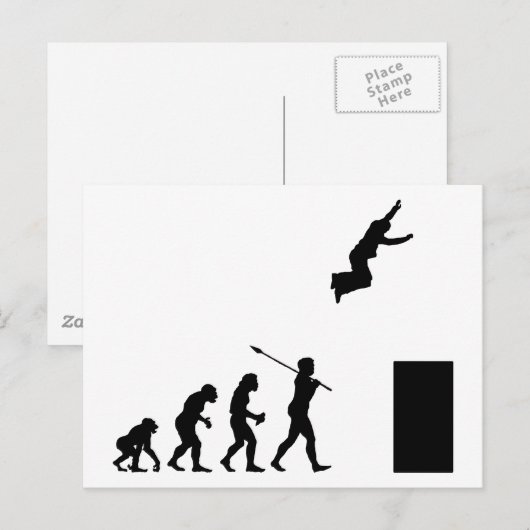 Parkourist Briefkaart (Voorkant / Achterkant)