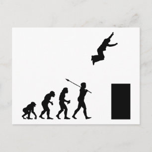 Parkourist Briefkaart