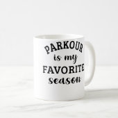 Parkourliefhebber Koffiemok (Voorkant rechts)