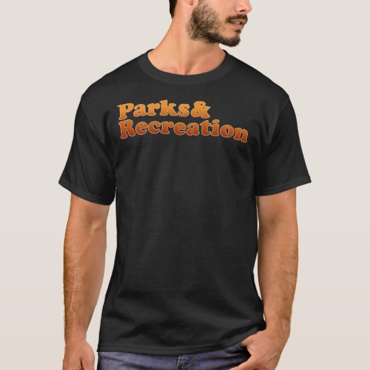 Parks and Rec Retro Classic T-Shirt (Voorkant)