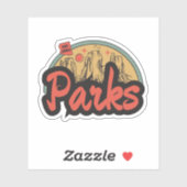 Parks, Arizona Sticker (Vel)