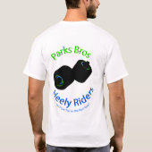 Parks Bros Heely Riders White Shirt (Achterkant)