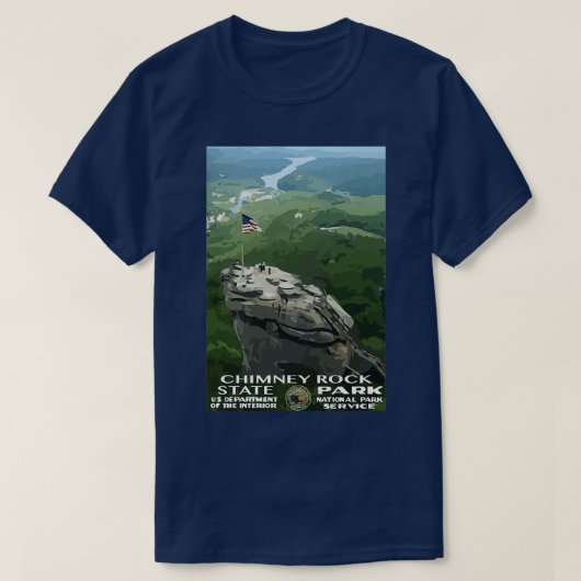 parks Chimney Rock T-shirt (Design voorkant)