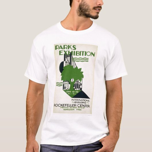 Parks Exhibition NYC 1937 WPA T-shirt (Voorkant)