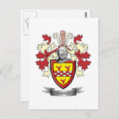 Parks Family Crest Coat of Arms Briefkaart (Voorkant / Achterkant)