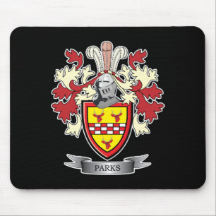 Parks Family Crest Coat of Arms Muismat