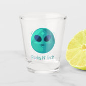 Parks N' Tech Alien Shot Glas (Voorkant)