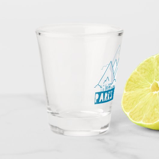 Parks N' Tech Mountains Shot Glas (Links)