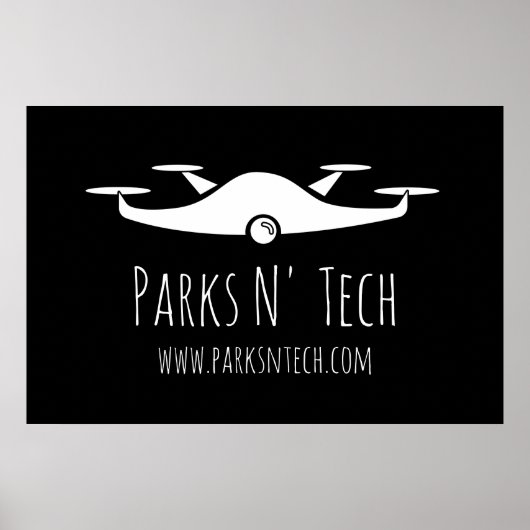Parks N' Tech Quadcopter Poster (Voorkant)