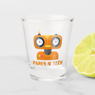 Parks N' Tech Robot 2 Shot Glas