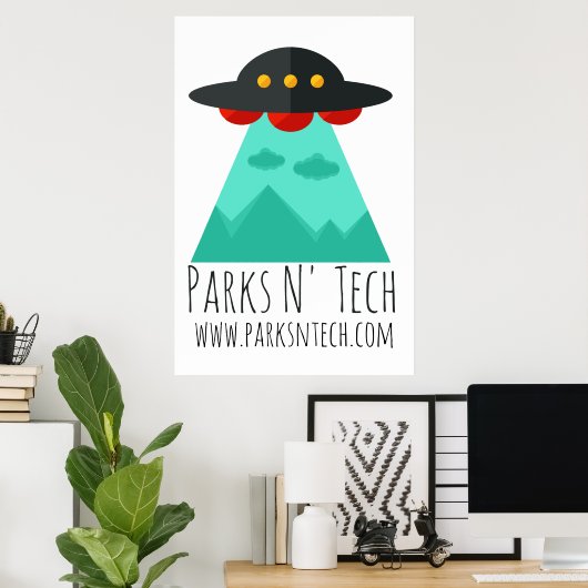 Parks N' Tech UFO 2 Poster (Thuiskantoor)