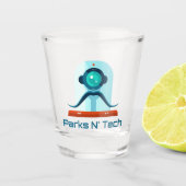 Parks N' Tech Wisdom Robot Shot Glas (Voorkant)