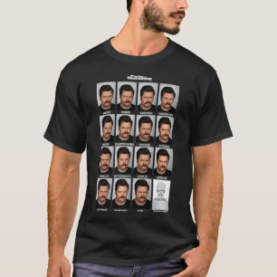 Parks & Recreation Vele gezichten van de Premium R T-shirt