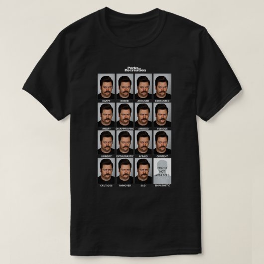 Parks & Recreation Vele gezichten van de Premium R T-shirt (Design voorkant)