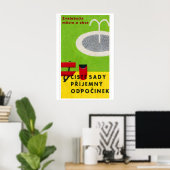 Parks schoon houden - Matchbox Print - Tsjechische (Thuiskantoor)