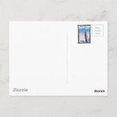 Parkstad Utah Ski — reisposter Briefkaart (Achterkant)