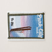 Parkstad Utah Ski — reisposter Legpuzzel (Horizontaal)