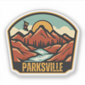 Parksville, Brits-Columbia Sticker (Voorkant)