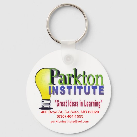 PARKTON INSTITUTE SLEUTELHANGER (Voorkant)