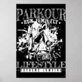 parkur run jump fly poster (Voorkant)