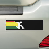 Parkurlijnen rode gele en groene sticker (Op auto)