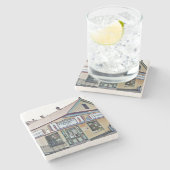 Parkway, Parkway Po-Boys, New Orleans Stenen Onderzetter (Zijkant)