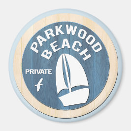 Parkwood Beach 3-inch magneet