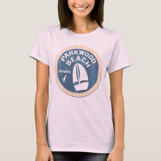 Parkwood Beach Dames T-shirt (Voorkant)